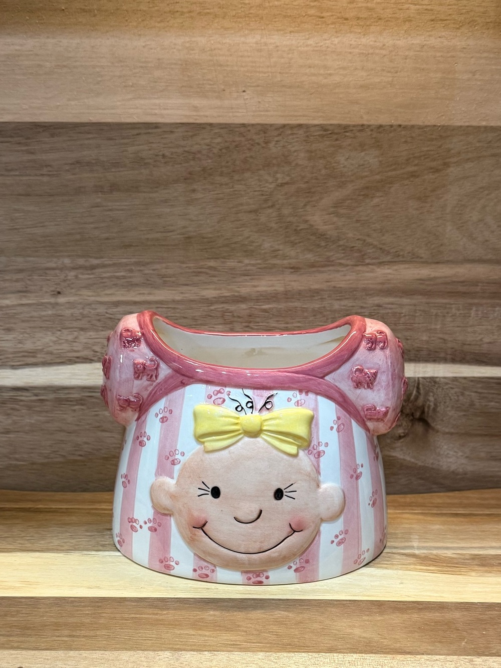 NAPCO VINTAGE baby girl planter
